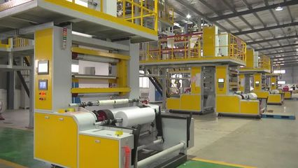 復工復產加速度--安陸鼎沃環保新材料包裝項目開足馬力生產